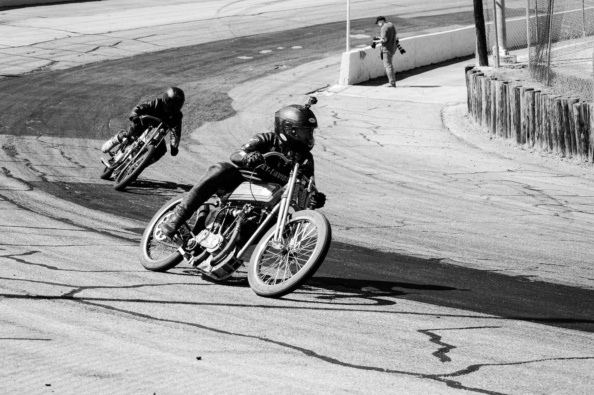 Classic motorcycle race — Wake County Speedway — photograph 4