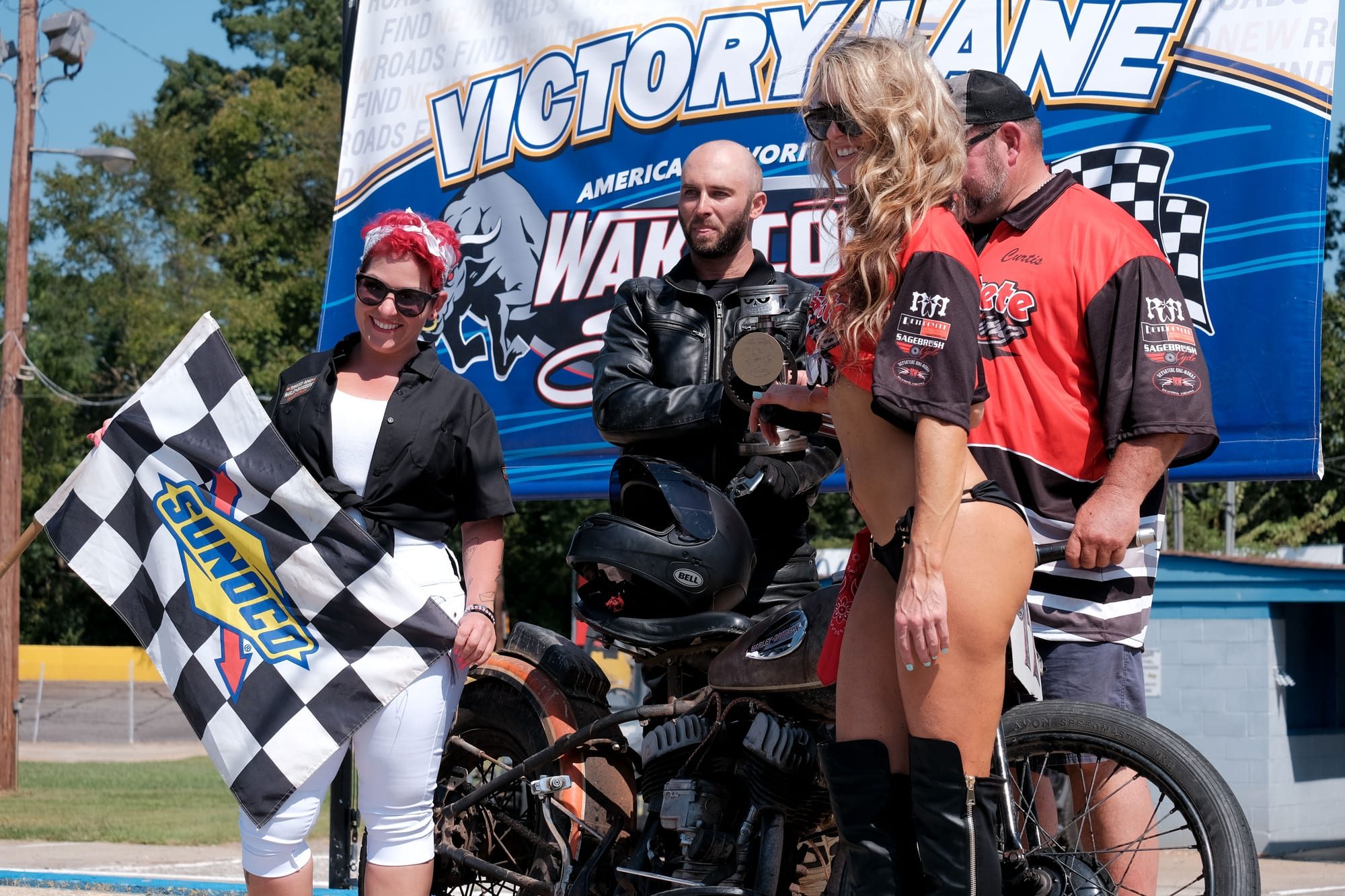 Classic motorcycle race — Wake County Speedway — photograph 9