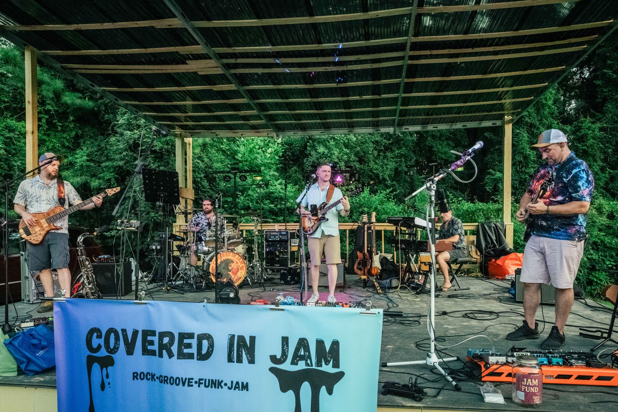 Covered in Jam — Backyard Bar — photograph 1