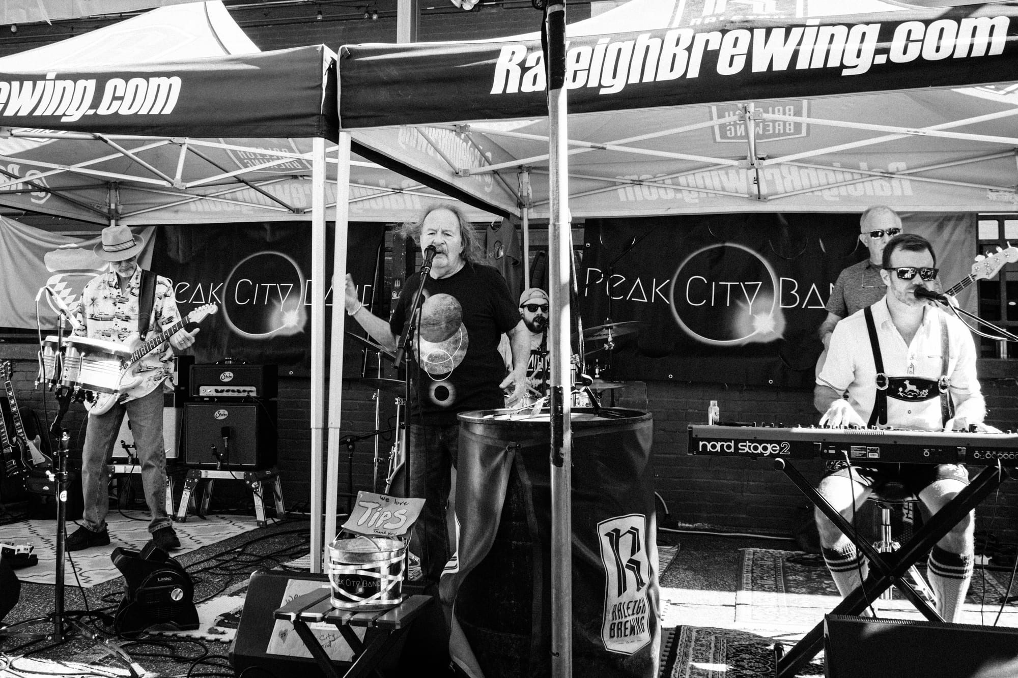 Peak City Band — Raleigh Brewing — photograph 1