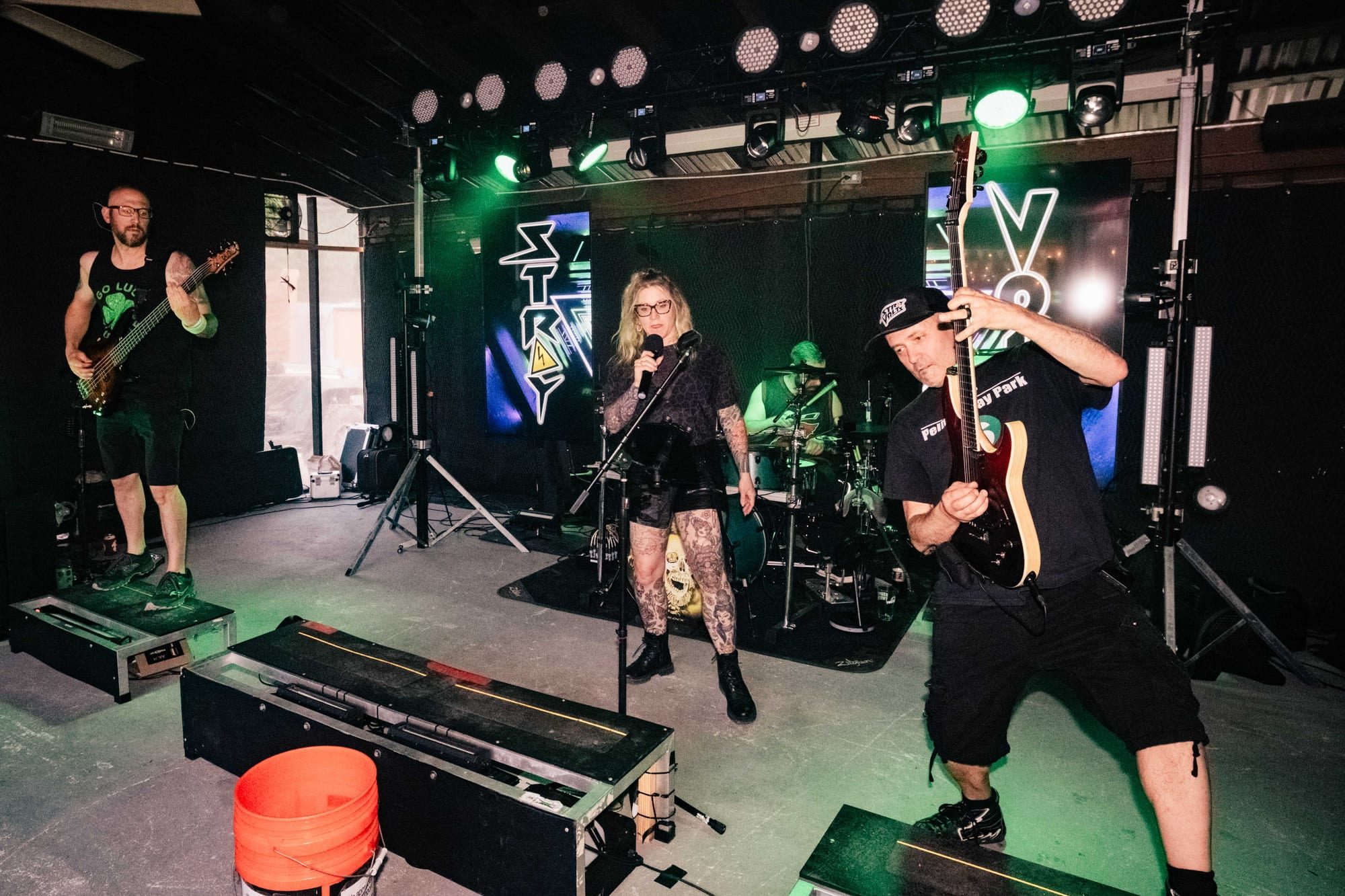 Stray Volts — Backyard Bar — photograph 1