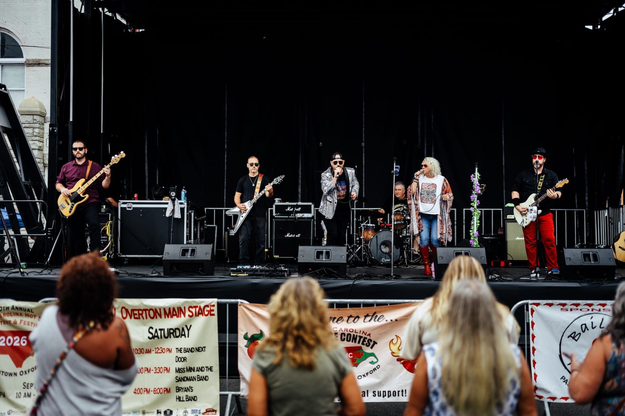 The Band Next Door — NC Hot Sauce Festival — photograph 1