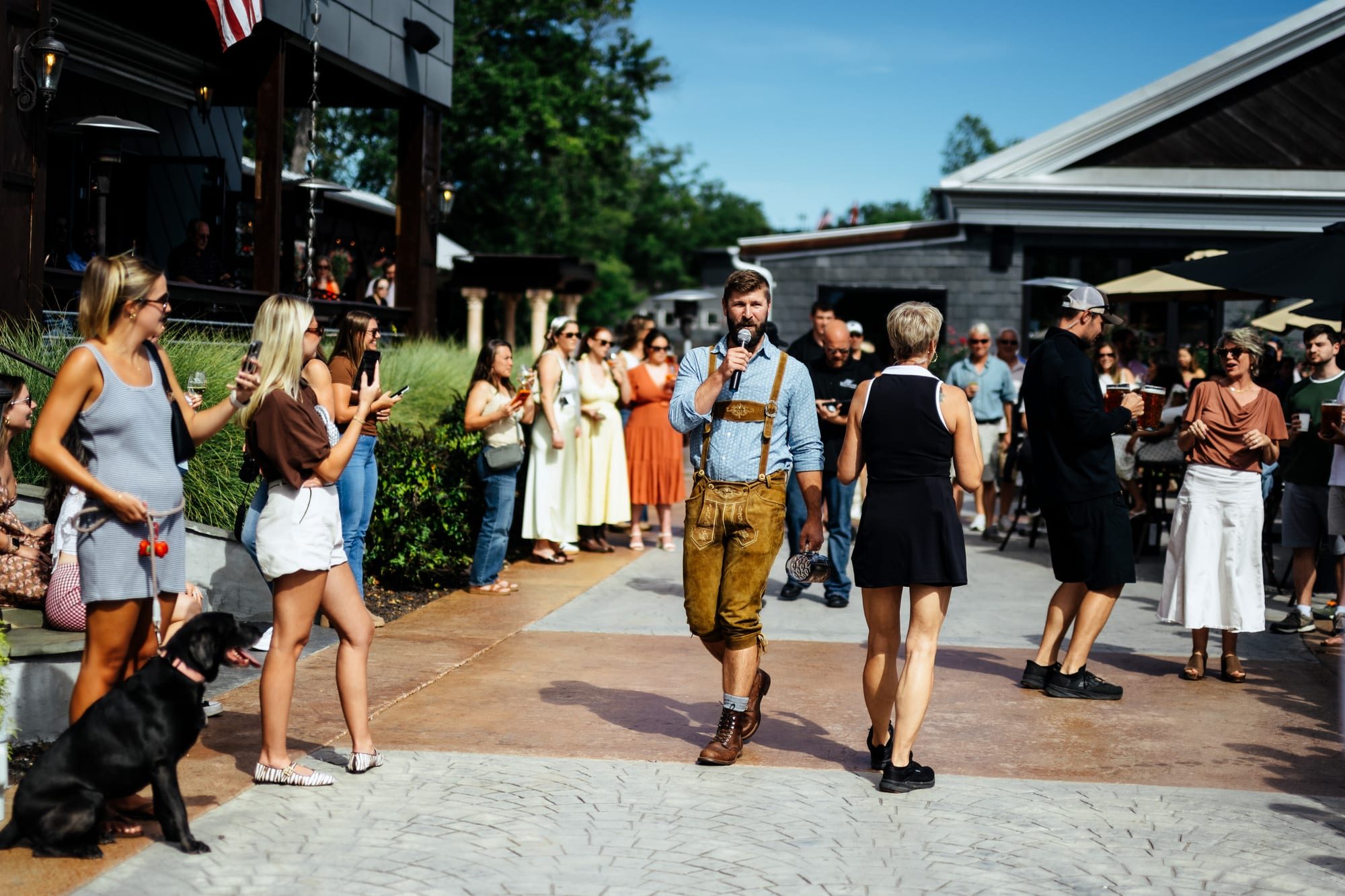 ZincHouse Oktoberfest stein holding contest — photograph 1