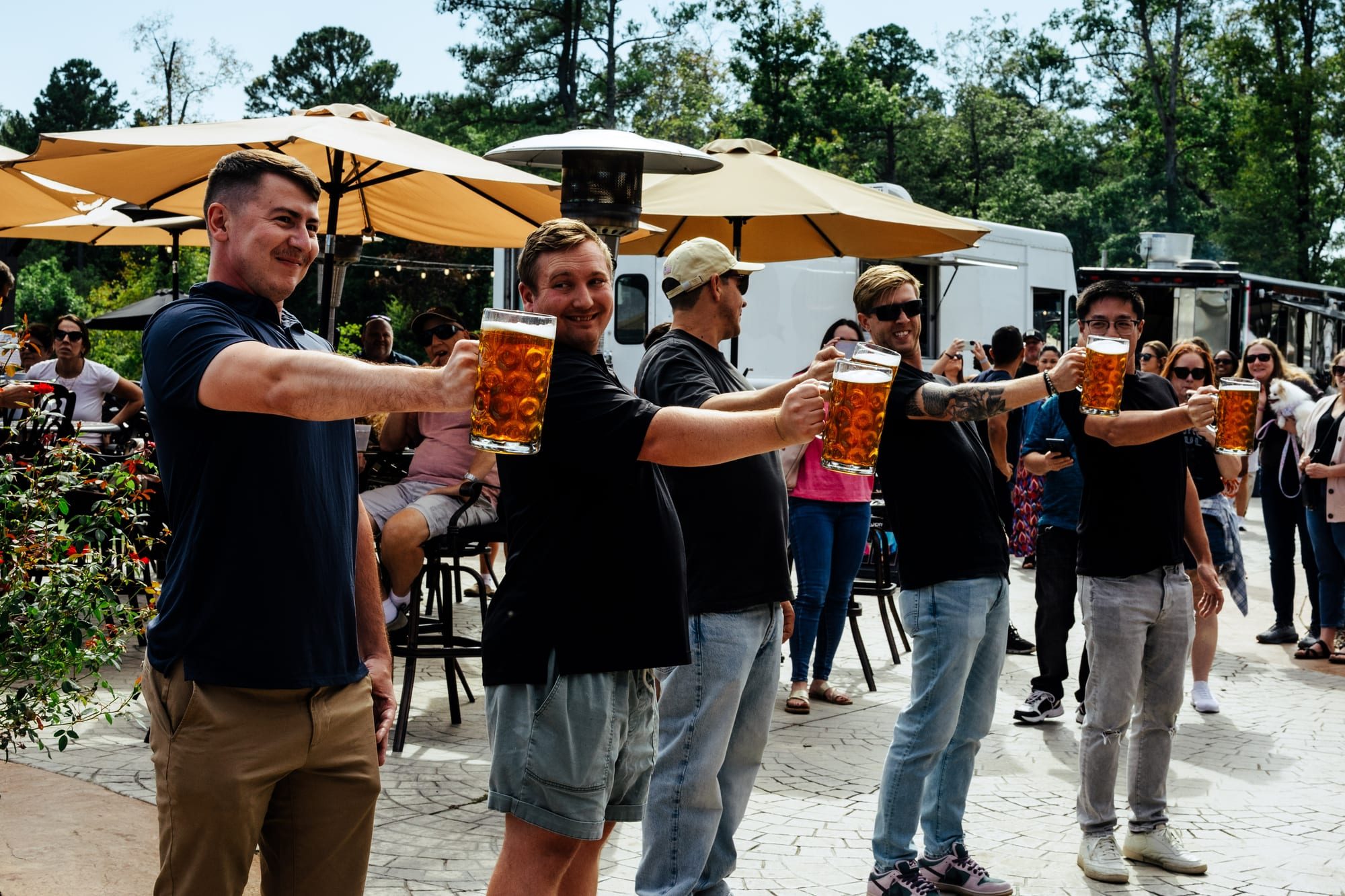 ZincHouse Oktoberfest stein holding contest — photograph 10